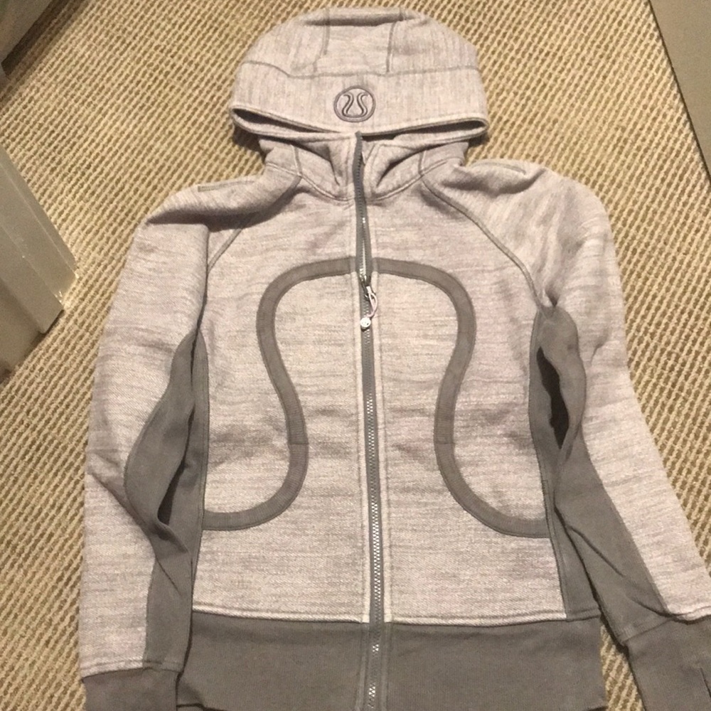 Lululemon slate grey scuba hoodie 6